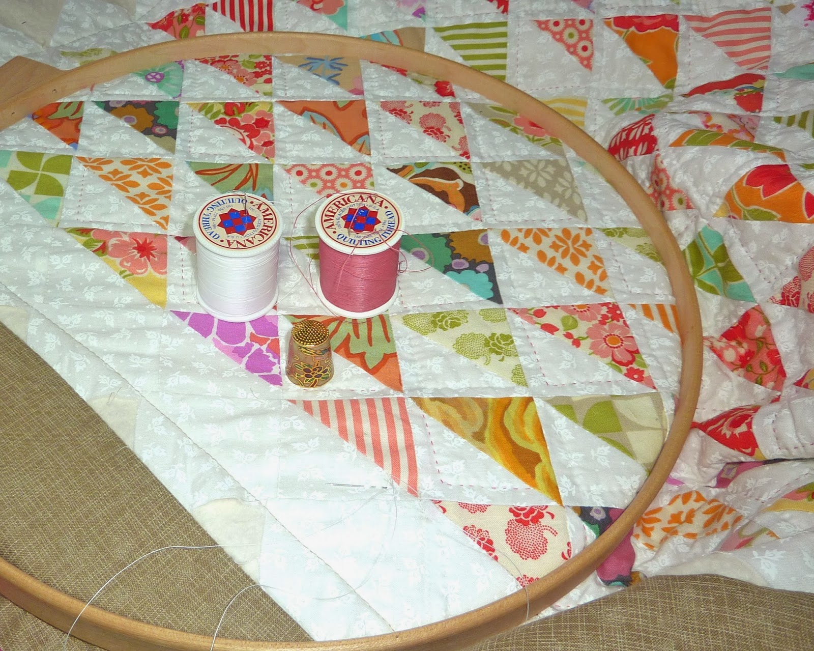Kathy's Quilts Slow Stitching Sunday