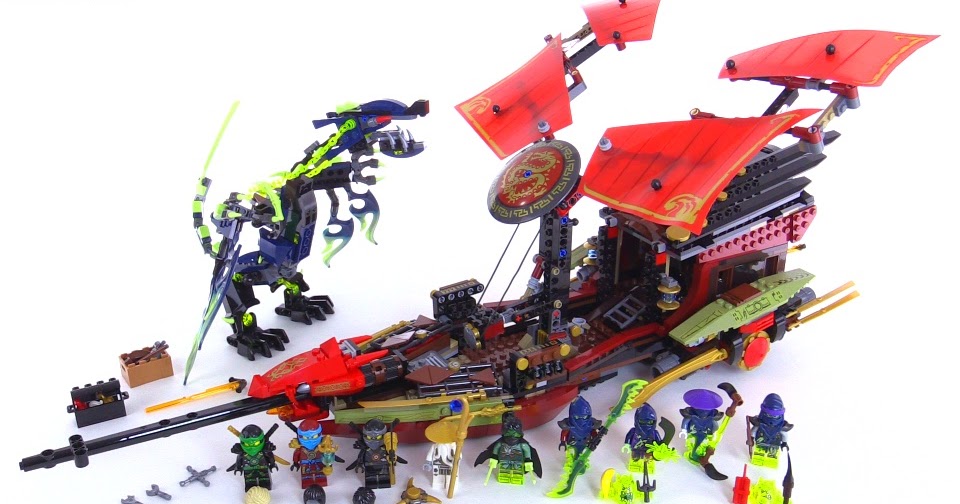 LEGO Ninjago Final Flight of Destiny's Bounty build & review! set 70738