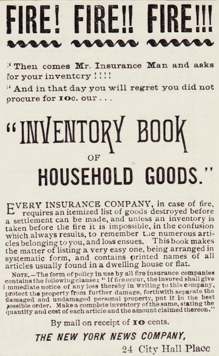 papergreat fova 3 inventory book of household goods household goods inventory