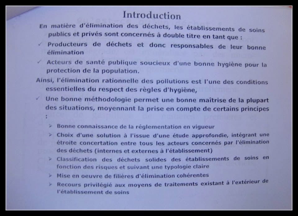 GESTION DES DECHETS