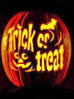 Trick or treat jack-o-lantern