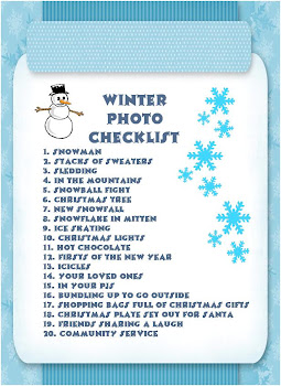 Winter Photo Checklist