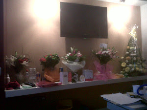 Flowers from colleagues, friends and patients