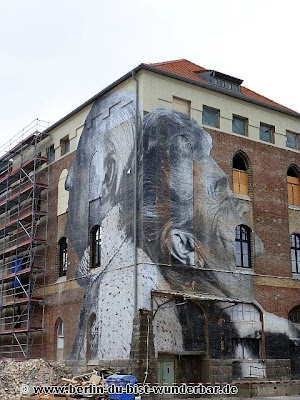 berlin, art, streetart, jr artist, wrinkles of city, graffiti, jr