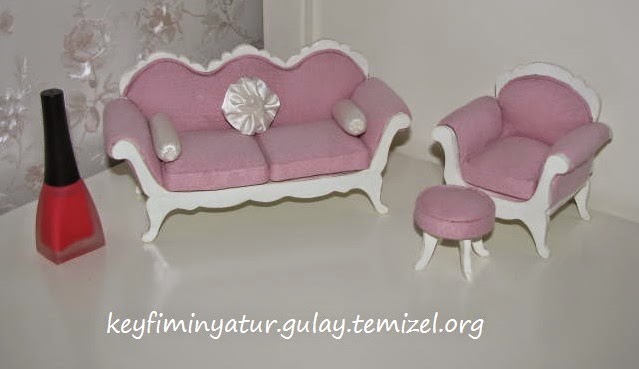 Keyfim Minyatur Pembe Beyaz Sevdasi Minyaturler