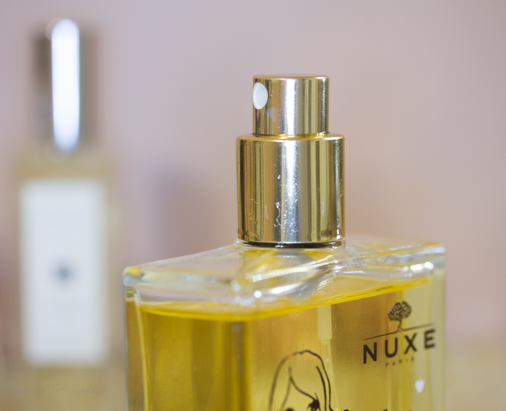 Nuxe Huile Prodigieuse Luxury Body Oil Reveiw dazzle 'n' sparkle