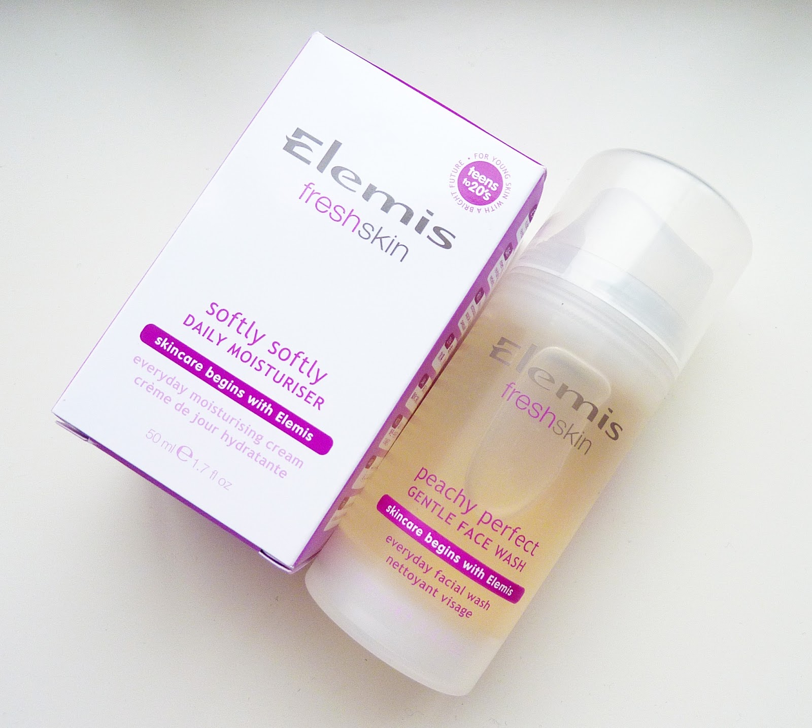 Click and MakeUp Beauty Blog Review Elemis FreshSkin Face Wash + Moisturiser