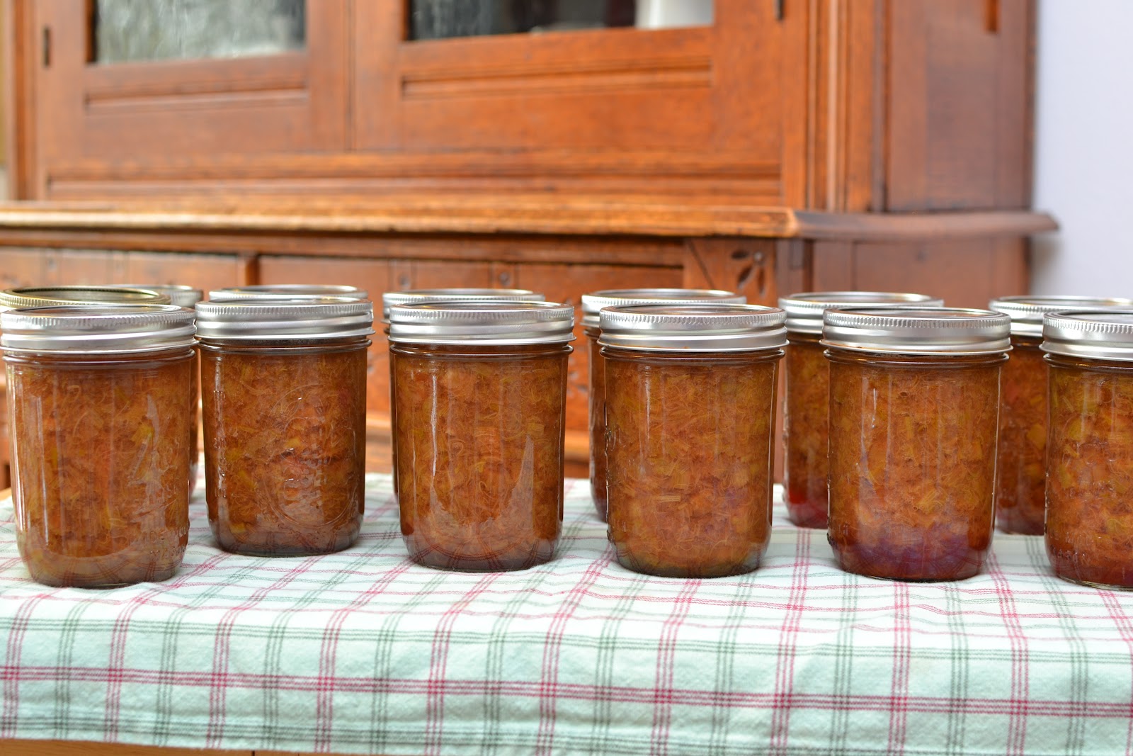 Canned Rhubarb