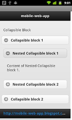 Nested Collapsible Block Nested Collapsible Block