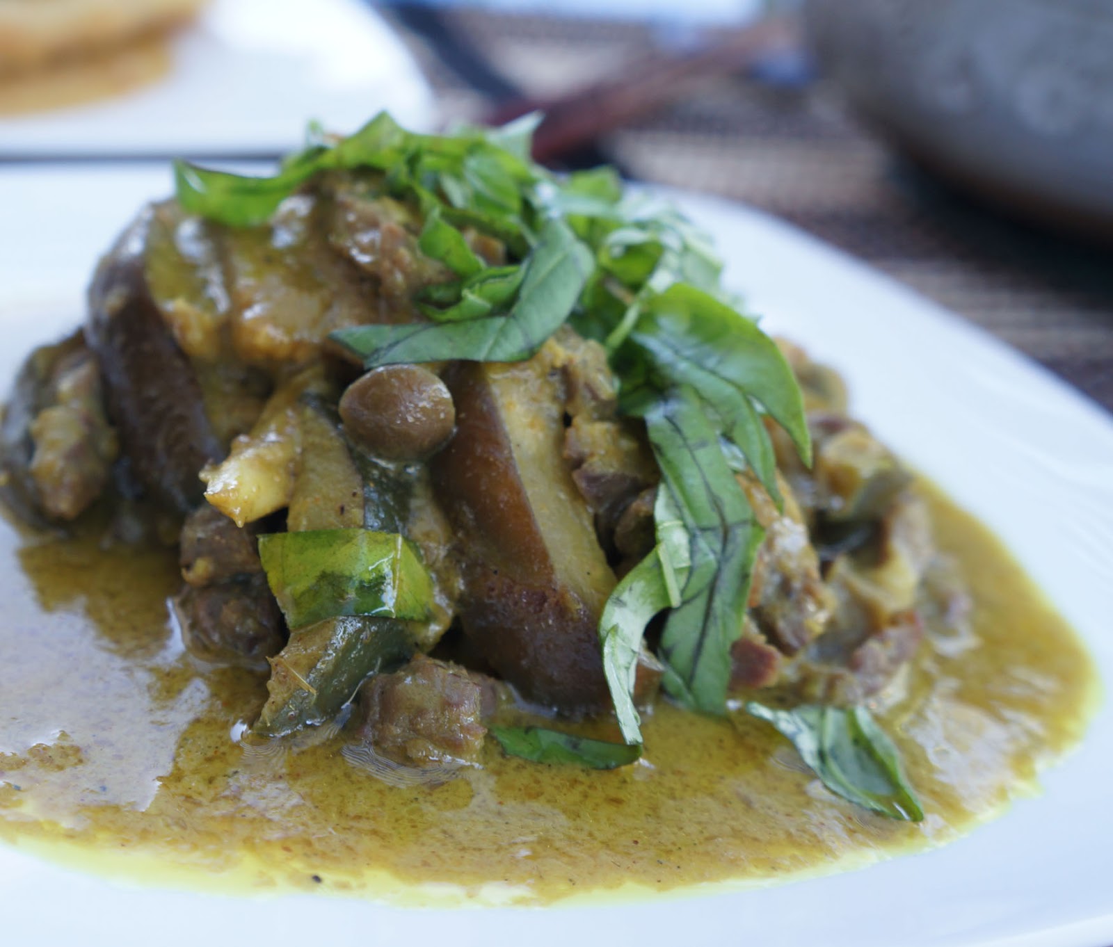 Gourmet by Kat Thai beef green curry