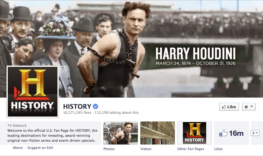houdini history channel houdini history channel