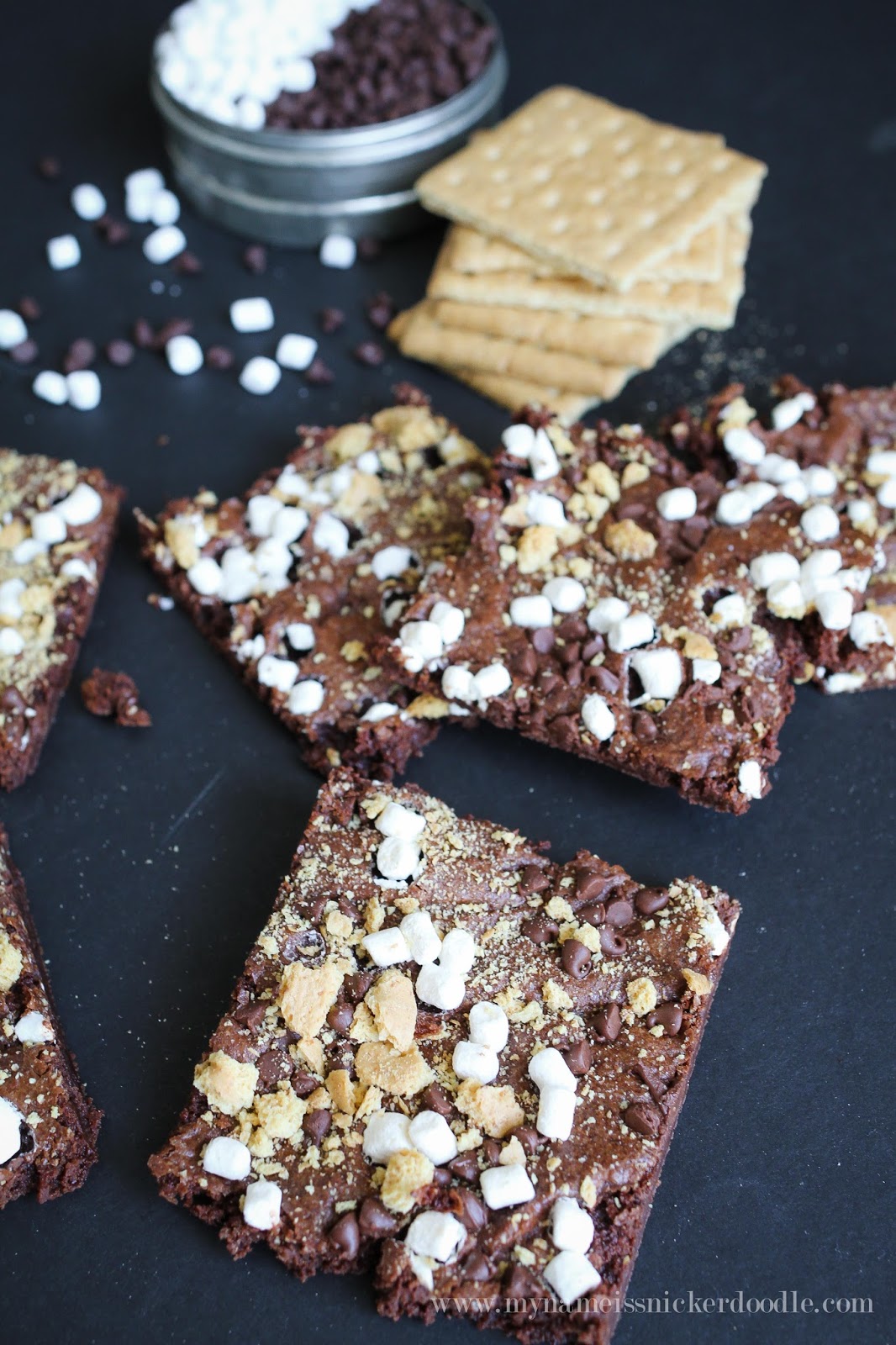 S'more Brittle Brownie Chips My Name Is Snickerdoodle