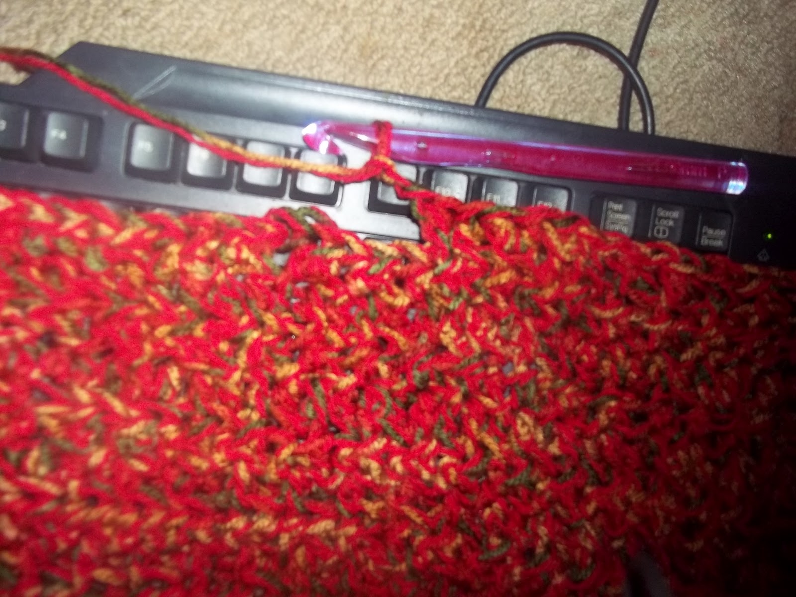 Mostly Crochet Stay on Stroller blanket. FREE Crochet pattern