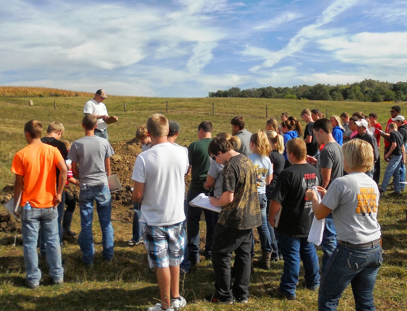 County FFA Land Judging Contest Held in Harrison Township