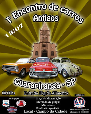 Guarapiranga recebe exposição de carros antigos em julho
