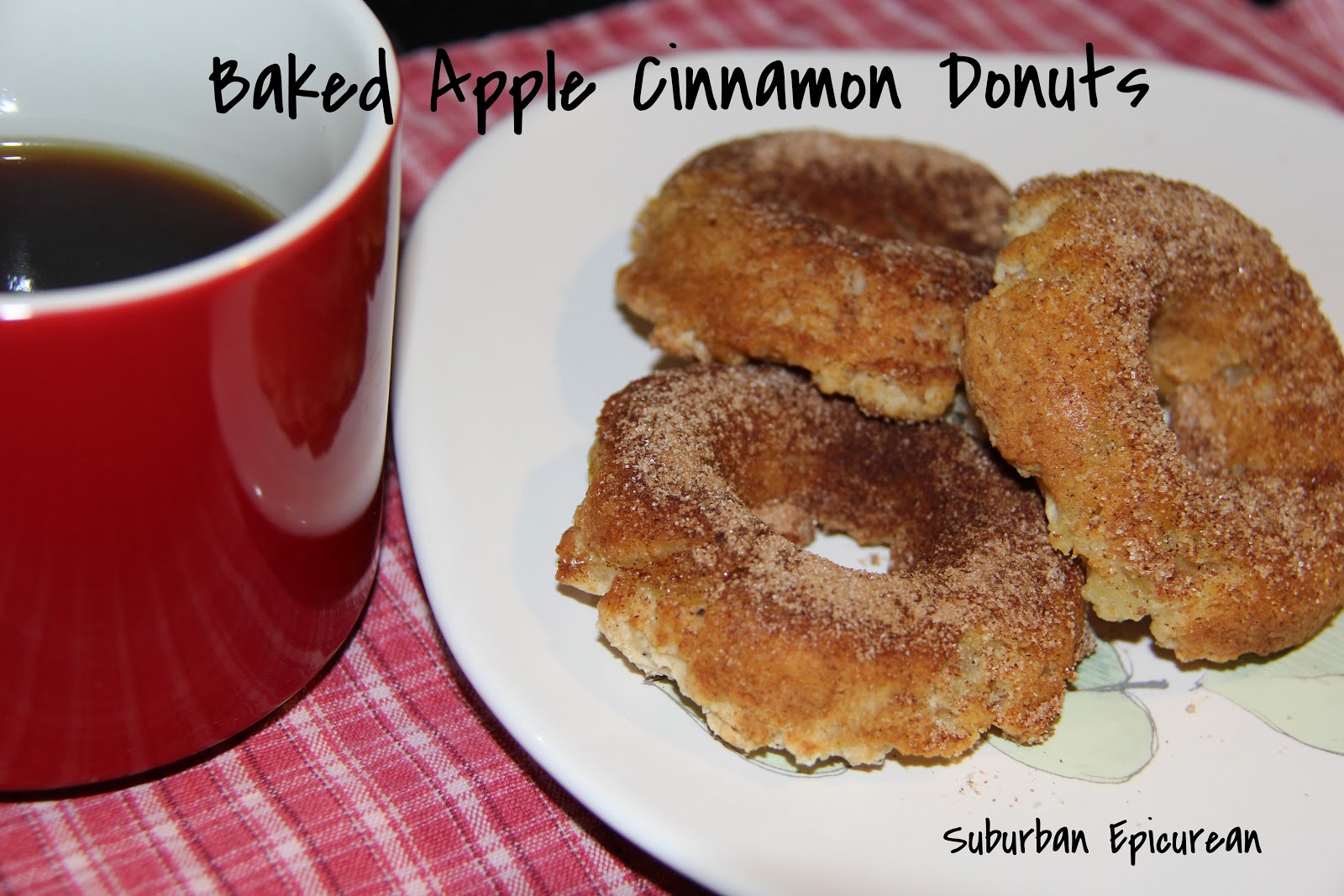 Suburban Epicurean Baked Apple Cinnamon Donuts