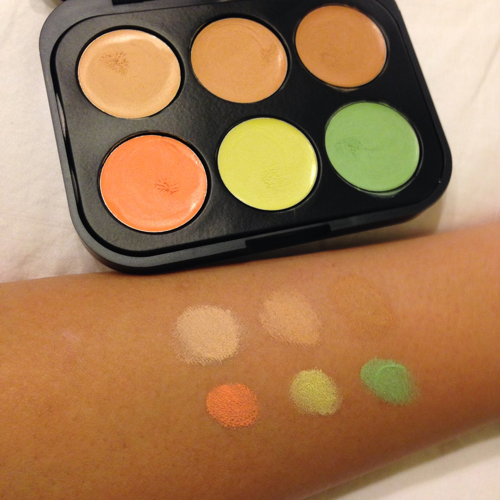 lovelifeoutloud Review BH Cosmetics 6 Color Concealer & Corrector Palette