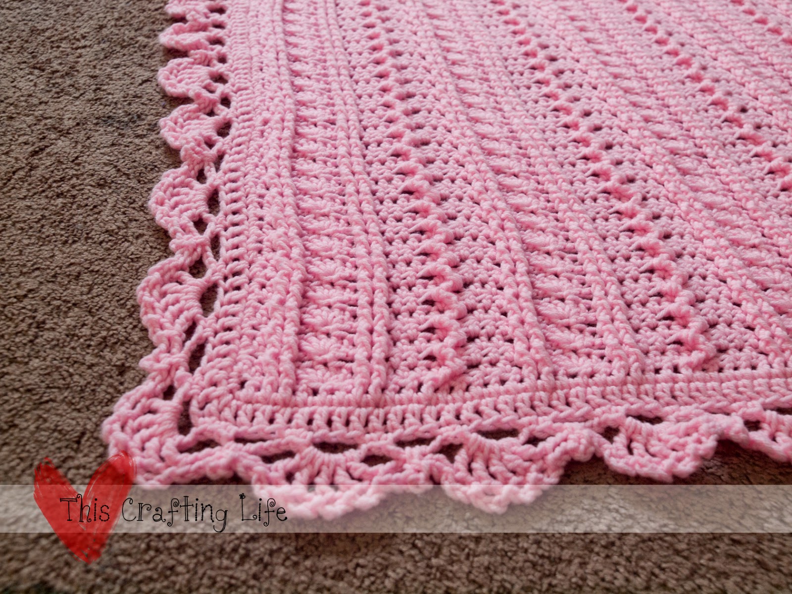 This Crafting Life My Pattern Experience Mayflower Baby Blanket