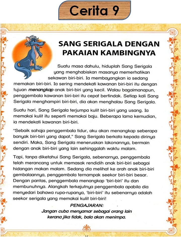 Bahasa Melayu Tahun Satu Marilah Membaca Cerita Cerita Pendek