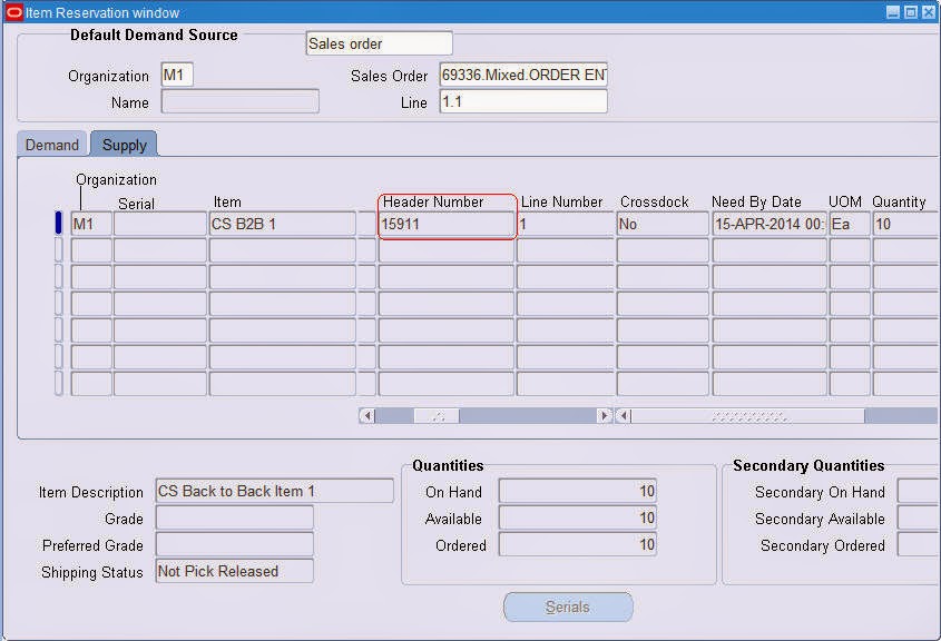 ERPCIRCLES BacktoBack Sales Order Cycle In Order Management