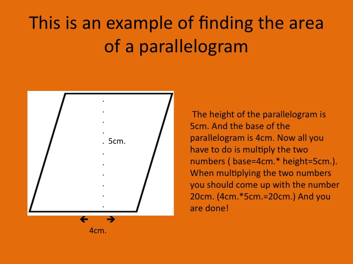 Mr. Lattanzi's Math Blog Area & Perimeter of Parallelograms