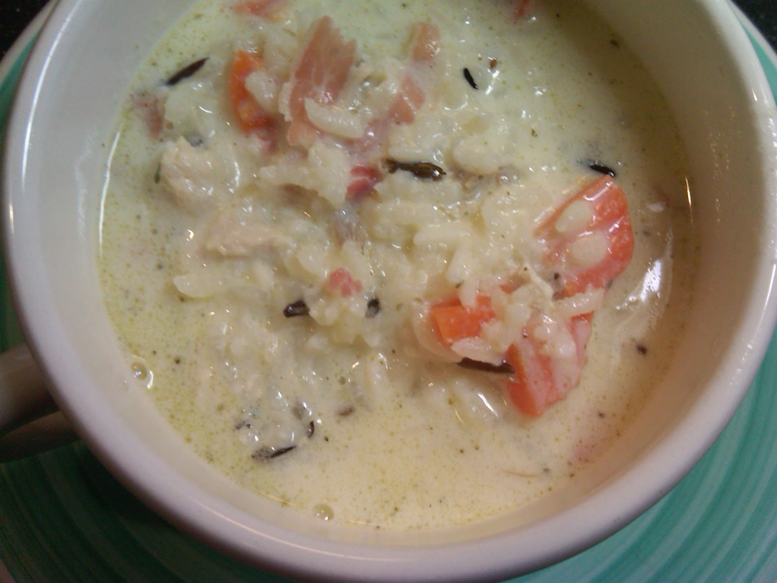 Michele's Woman Cave Chicken & Pancetta Wild Rice Soup