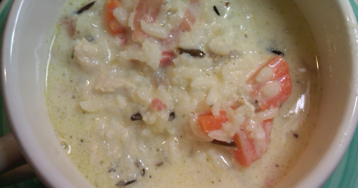 Michele's Woman Cave Chicken & Pancetta Wild Rice Soup