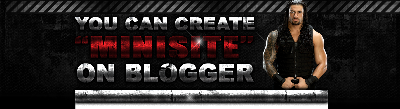 Template Blogger Minisite 