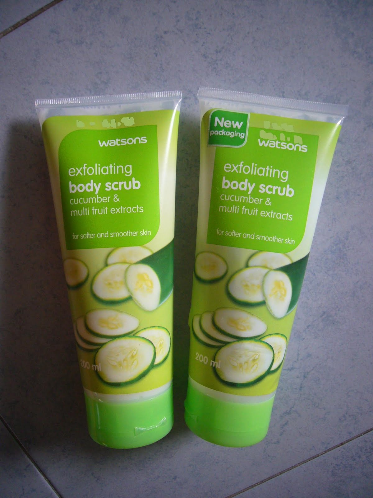 Sleepy Lah Watsons Exfoliating Body Scrub Cucumber & Multi Fruit
