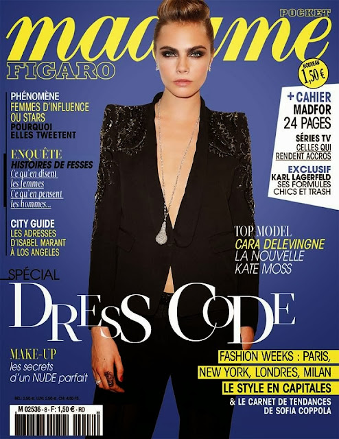 Cara Delevingne Magazine Photoshoot For Madame Figaro France Magazine