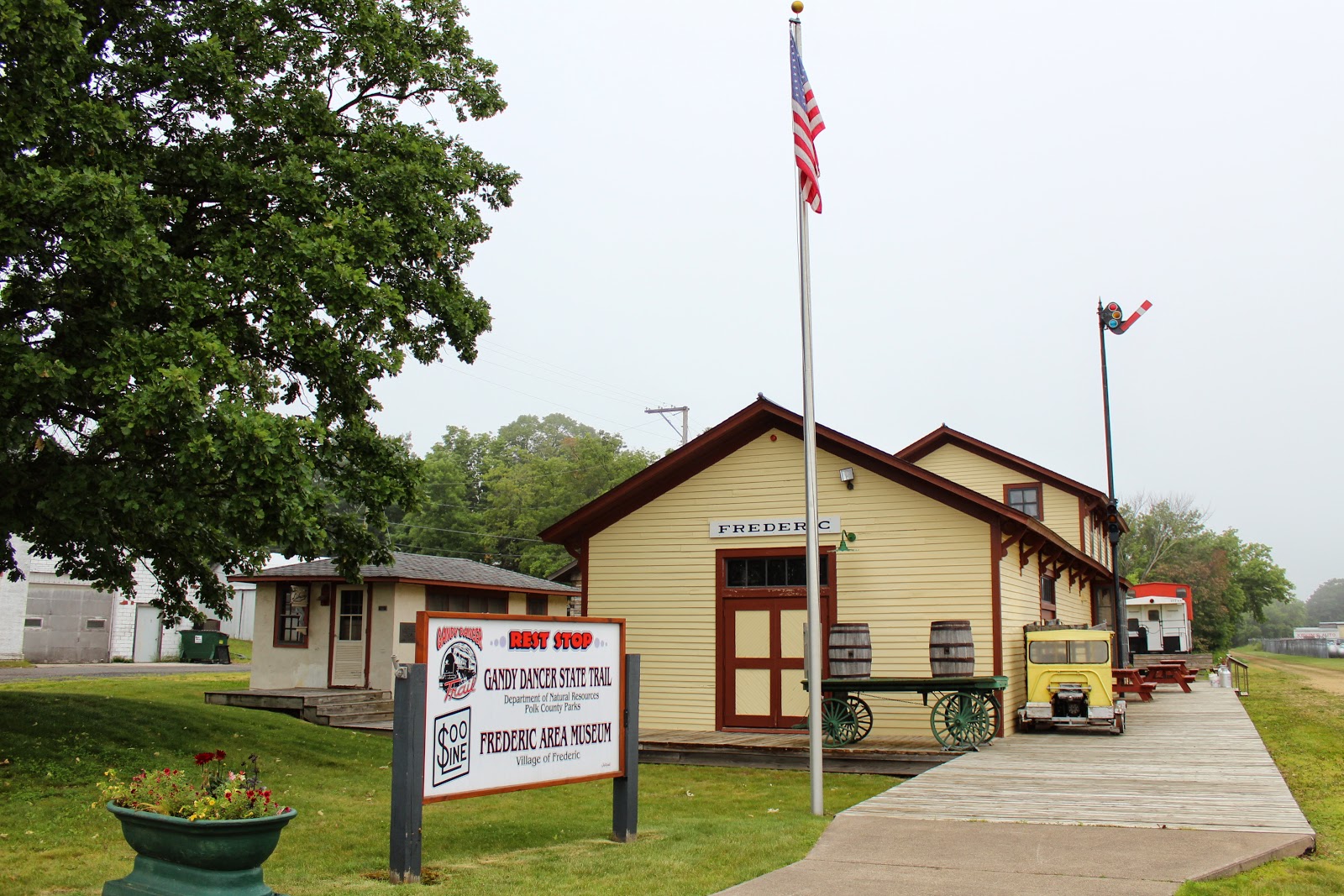 Wisconsin Historical Markers Frederic Wisconsin Soo Line Railroad