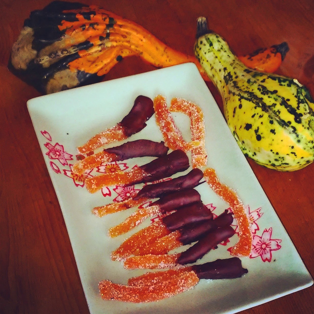 Brazo Decorado De Calabaza.