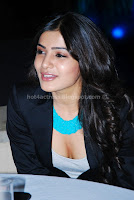 Samantha, cute, and, small, cleavage, show, in, public, event