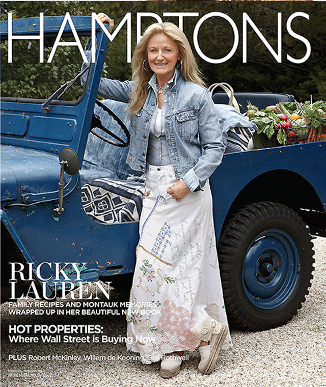 Ricky Lauren covers Hamptons Magazine (yes, Ralph Lauren's wife