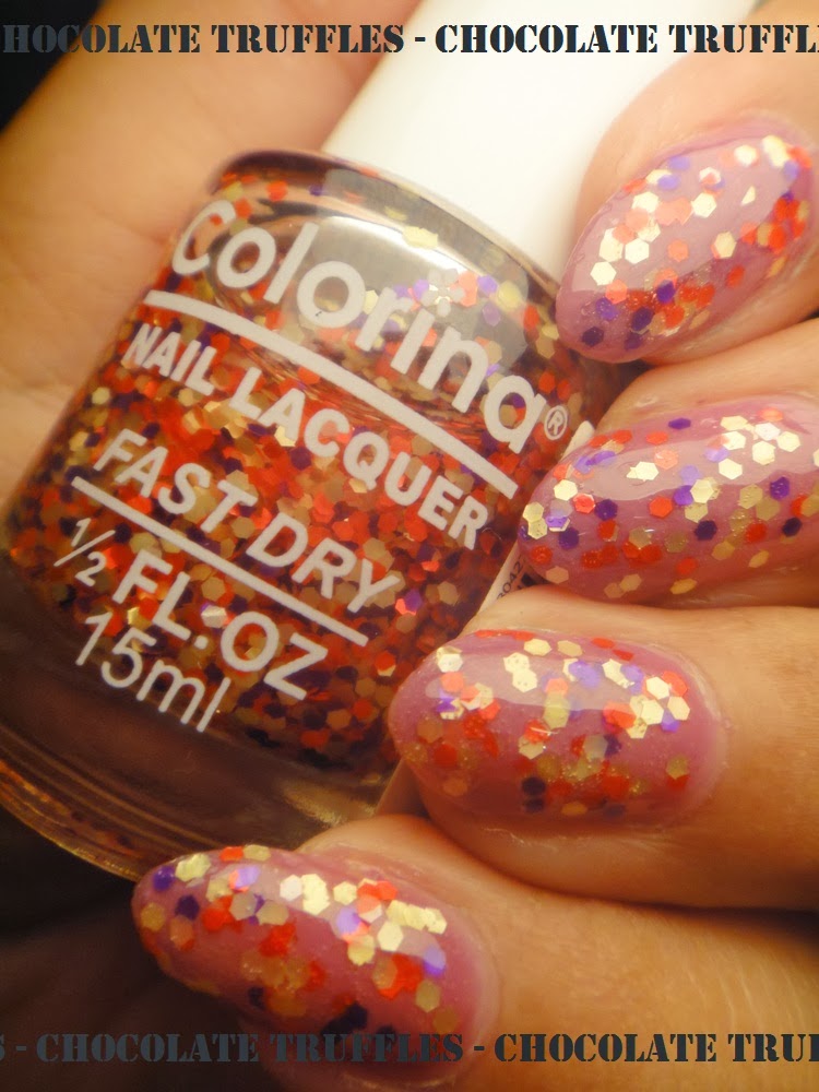 Chocolate Truffle Nails Colorina Yogo Caramel Crunch Nail Polish