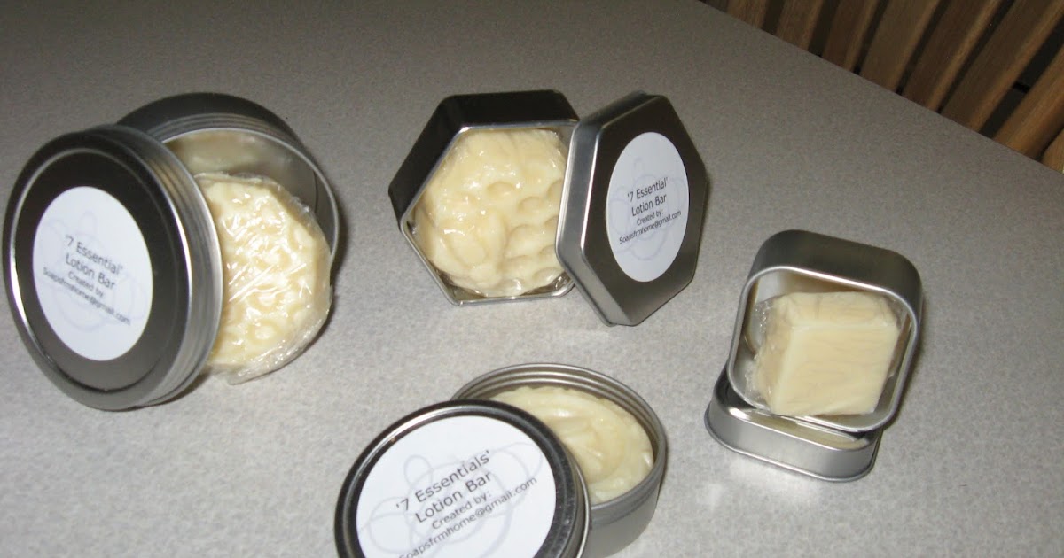 Soaps From Home All Natural Homemade Lotion Bars Recipe