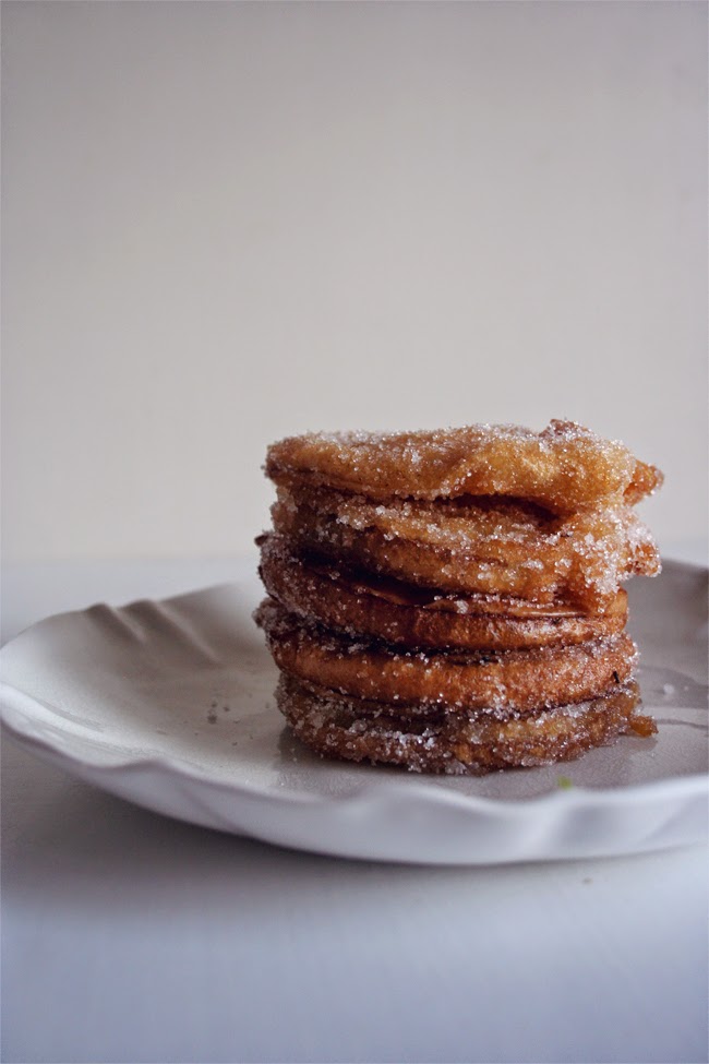 petiscosemiminhos Tempura de maçã/ Apple tempura