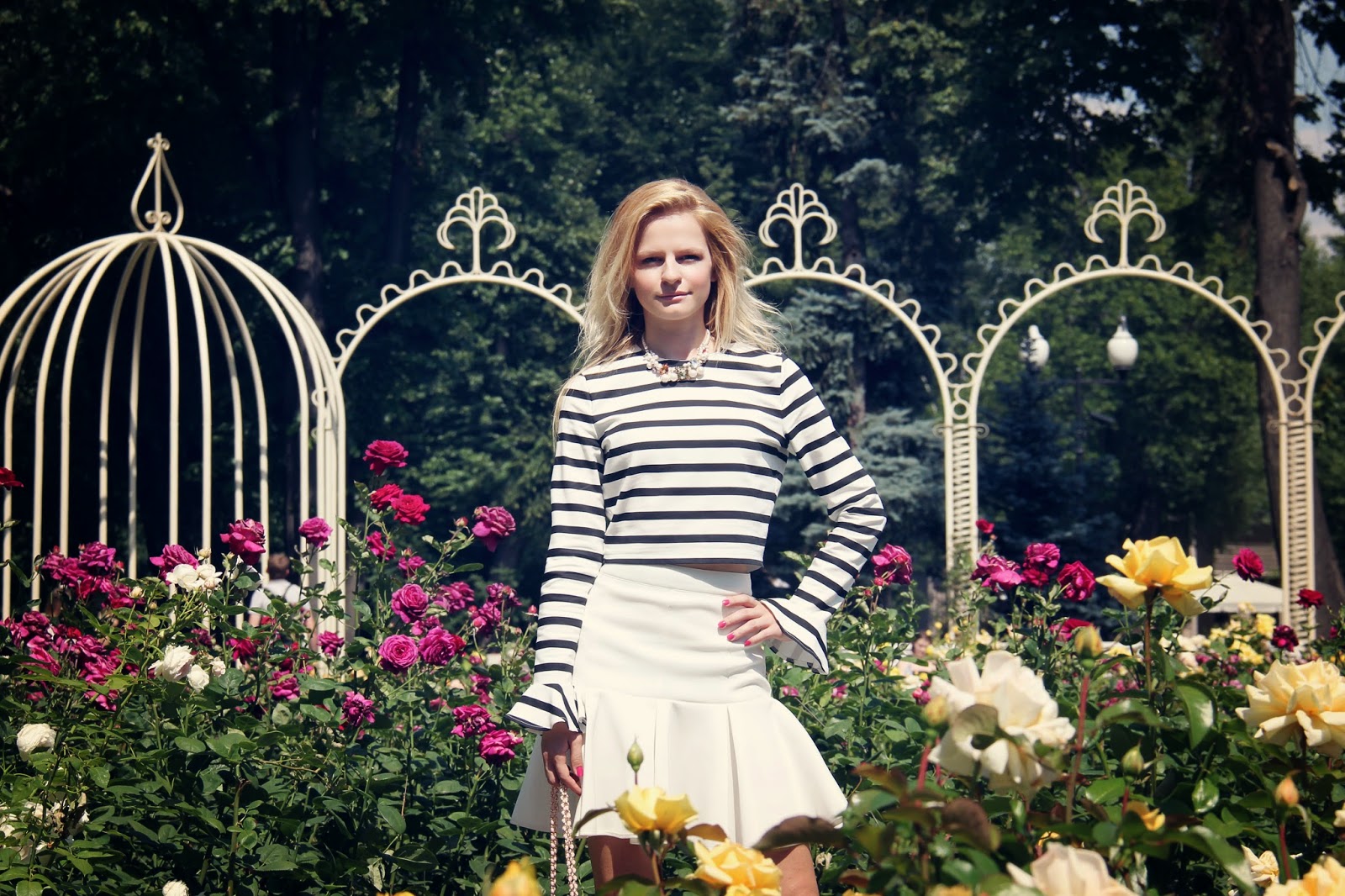 Costa de La Moda Ирина Павлова блогер, как носить топ, летние луки, модные тенденции,модные блоггеры