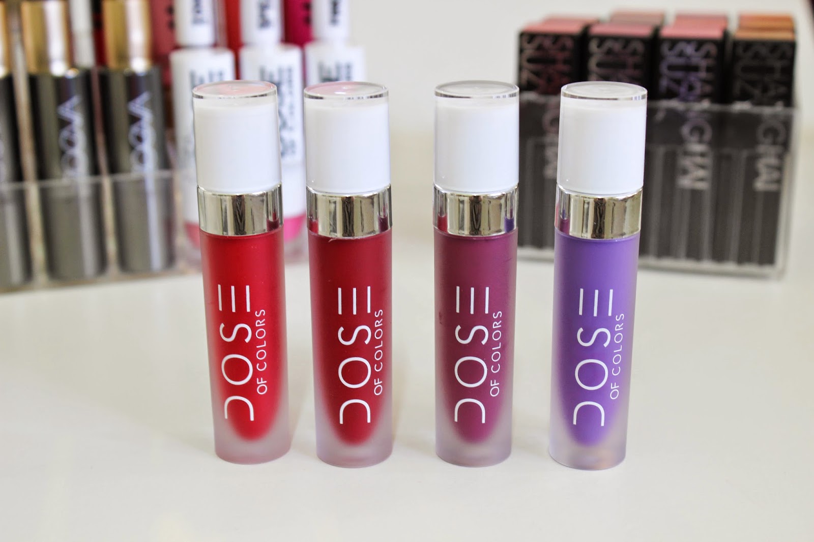 Vegan beauty, food and lifestyle. Dose Of Colors Matte Lipsticks!