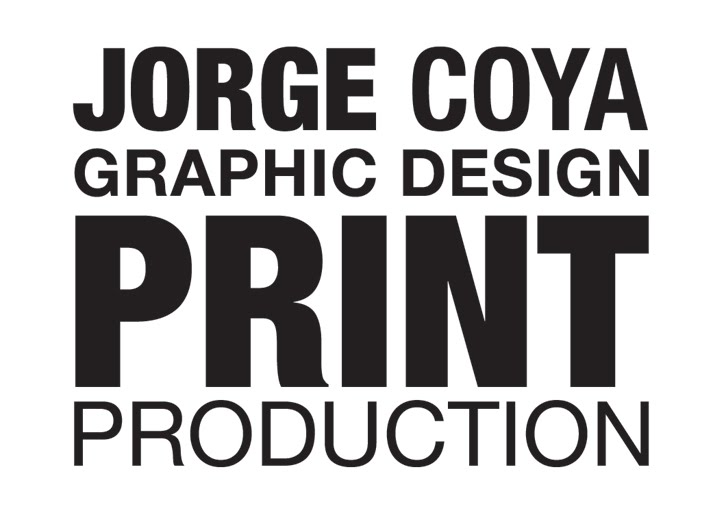 Jorge Coya Graphic Design Print Production