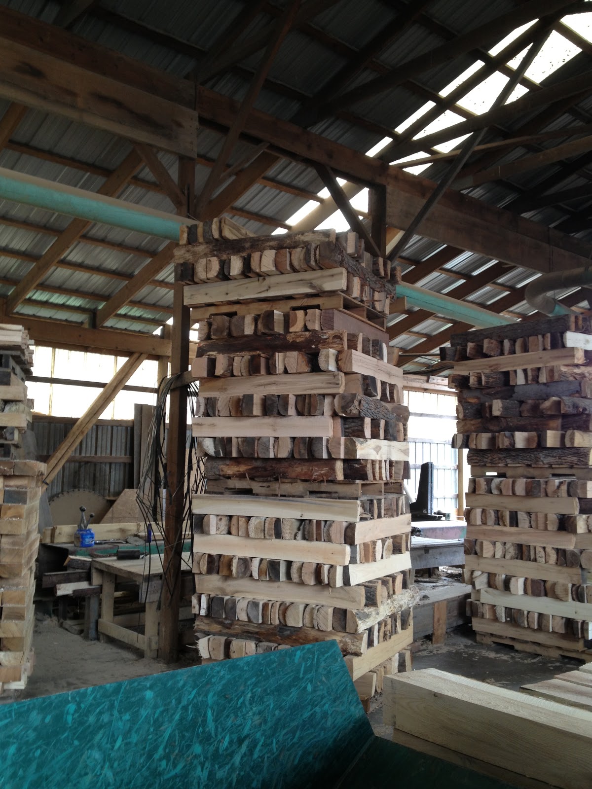 Giving New Life to Trees Visiting our Black Locust Lumber Mill