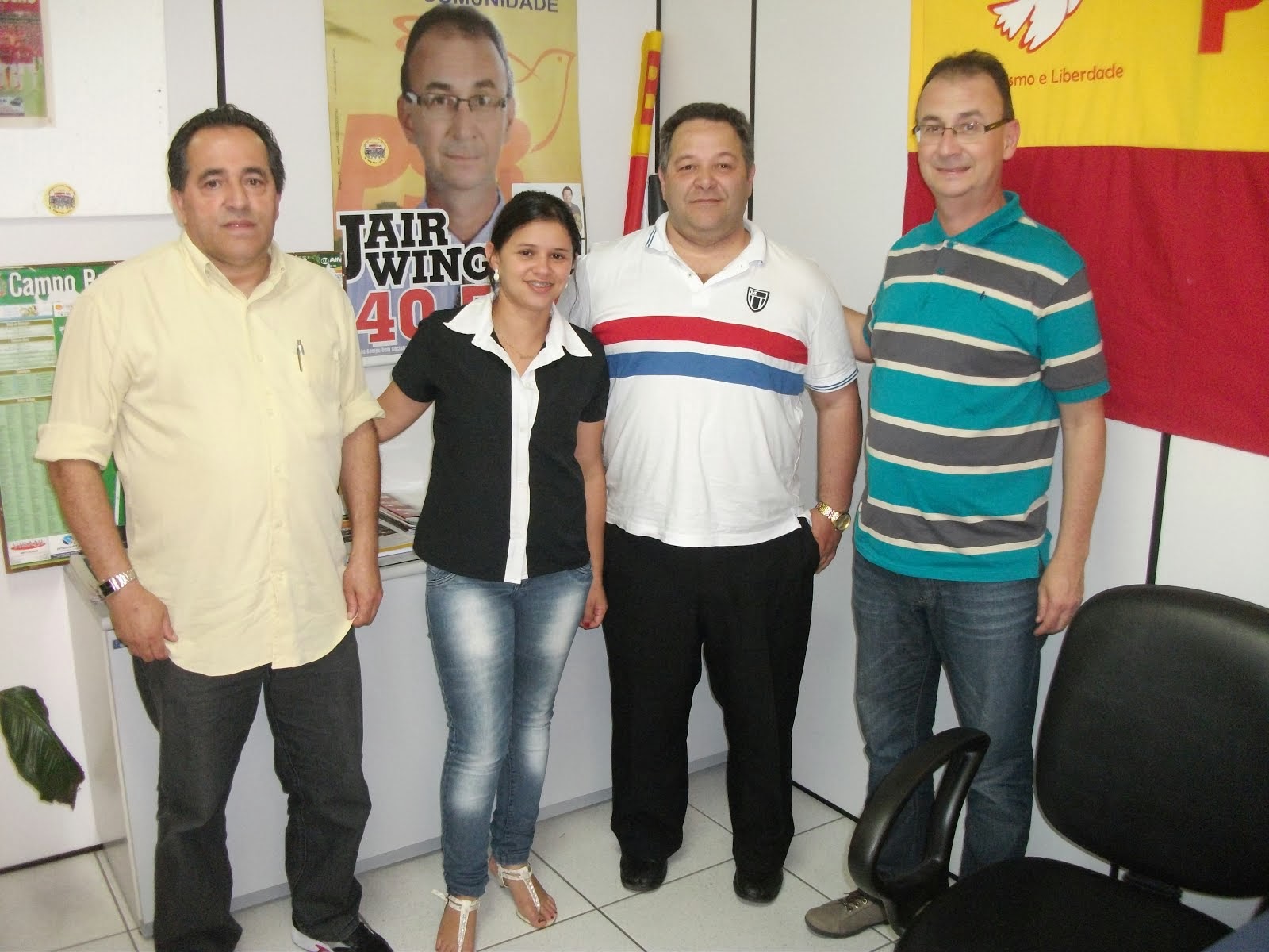 SOCIALISTAS DE PASSO FUNDO VISITAM VEREADOR