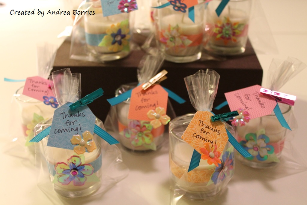 Snippets Easy votivecandle favors