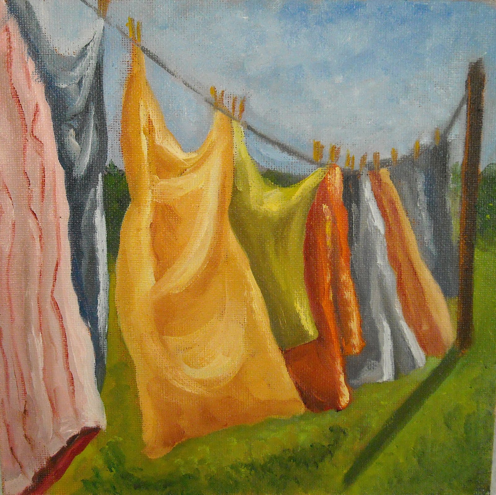 A Painting Journal by Virginia Floyd Summer breeze