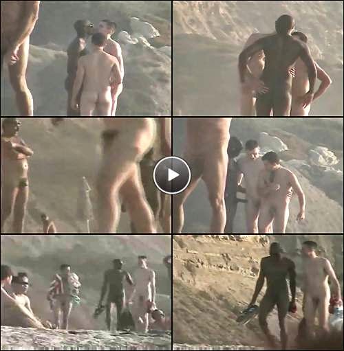 nude beach hunk video