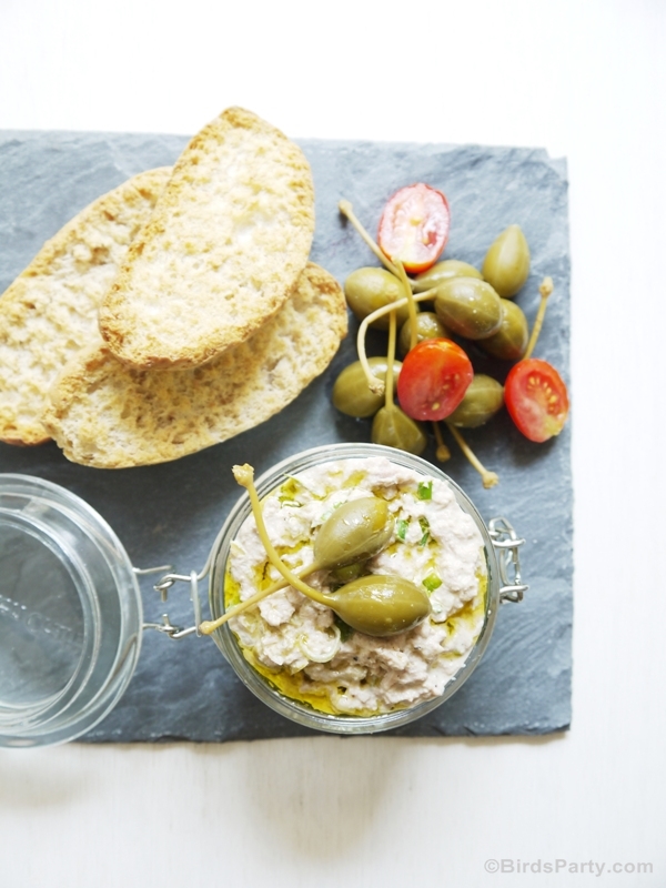 Party Appetizer Tuna and Scallion Pâté Recipe Party Ideas Party