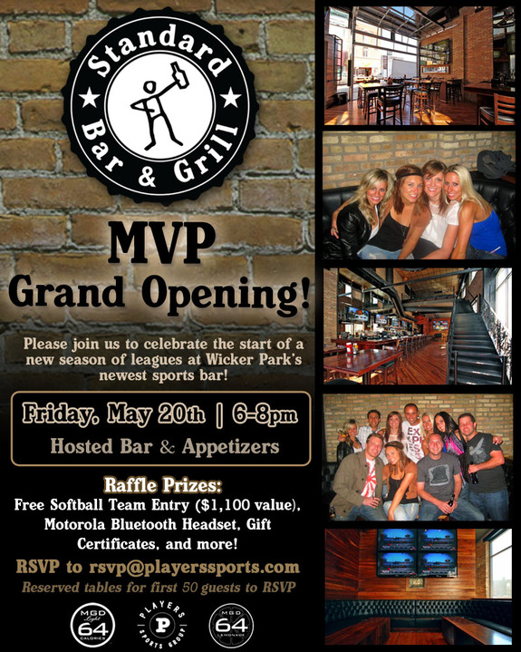Really Classy Chicago Standard Bar and Grill MVP Party
