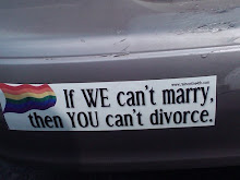 If we can't marry, then you can't divorce.