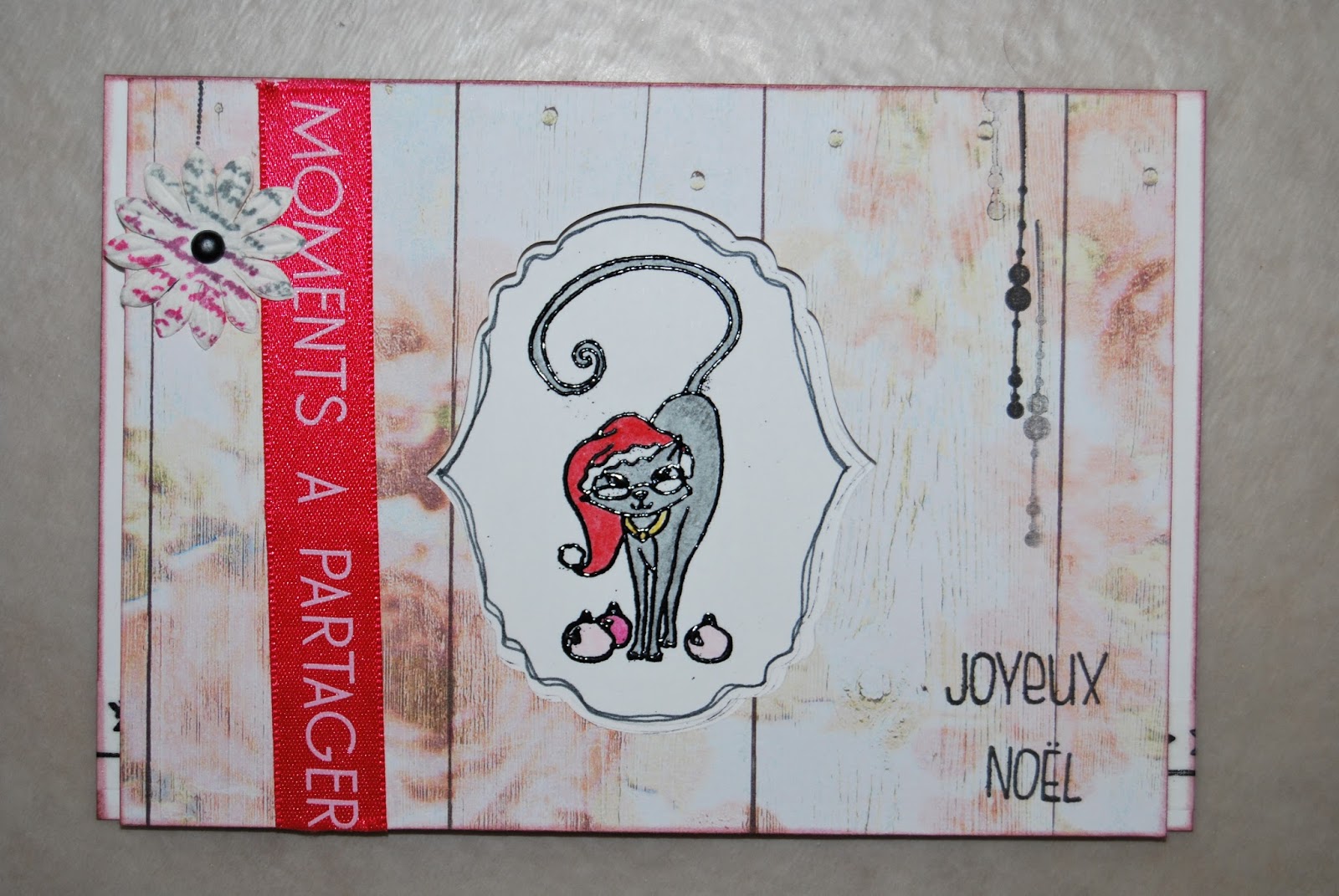 Mameliescrap Scrap Plaisir Carte Joyeux Noël