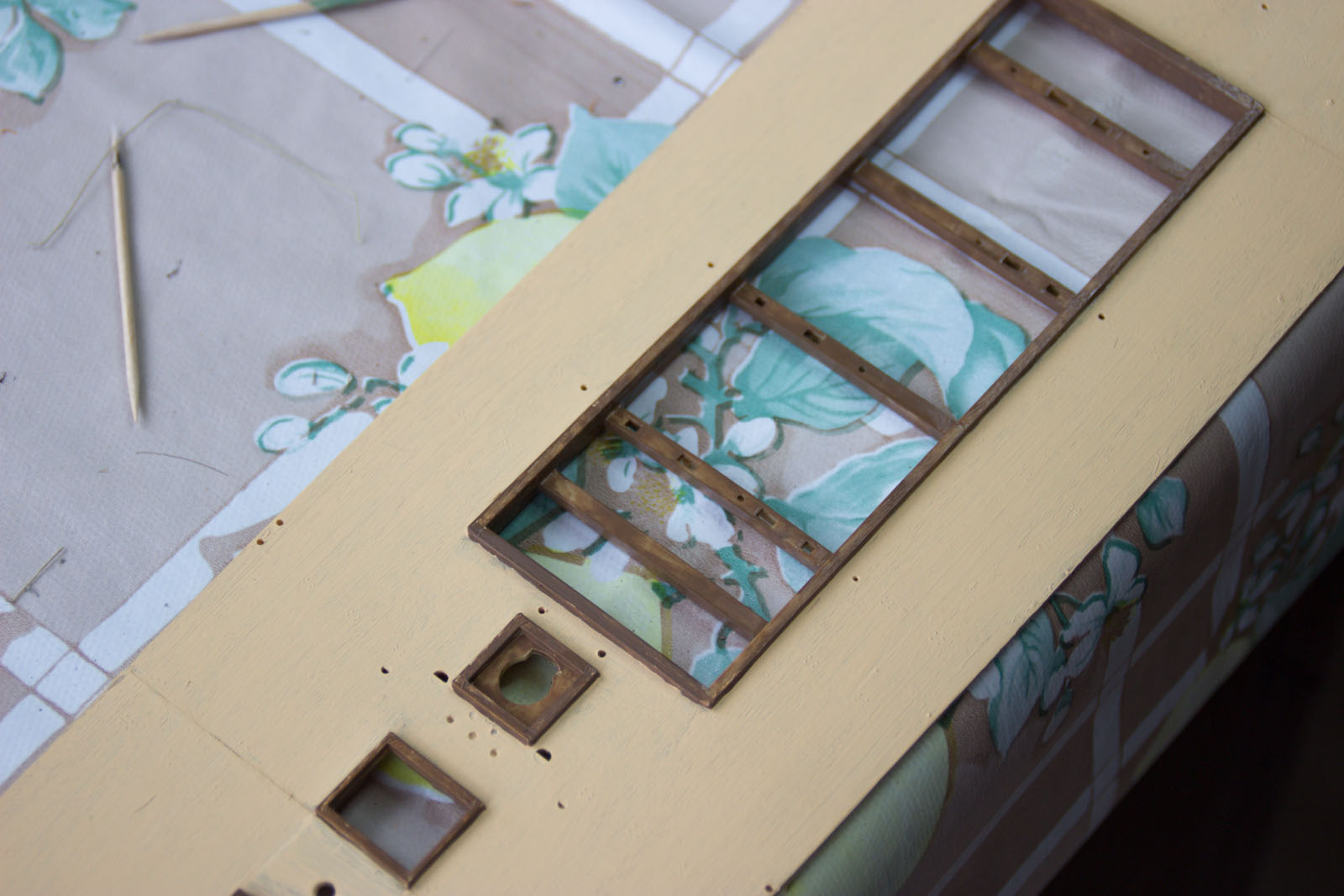 Sailing Ship Models USS Constitution Preparing the Spar Deck